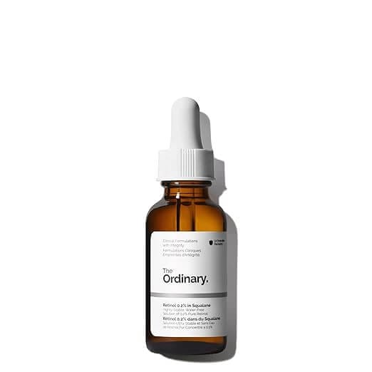 The Ordinary Retinol 0.2% in Squalane for beginners and sensitive skin.