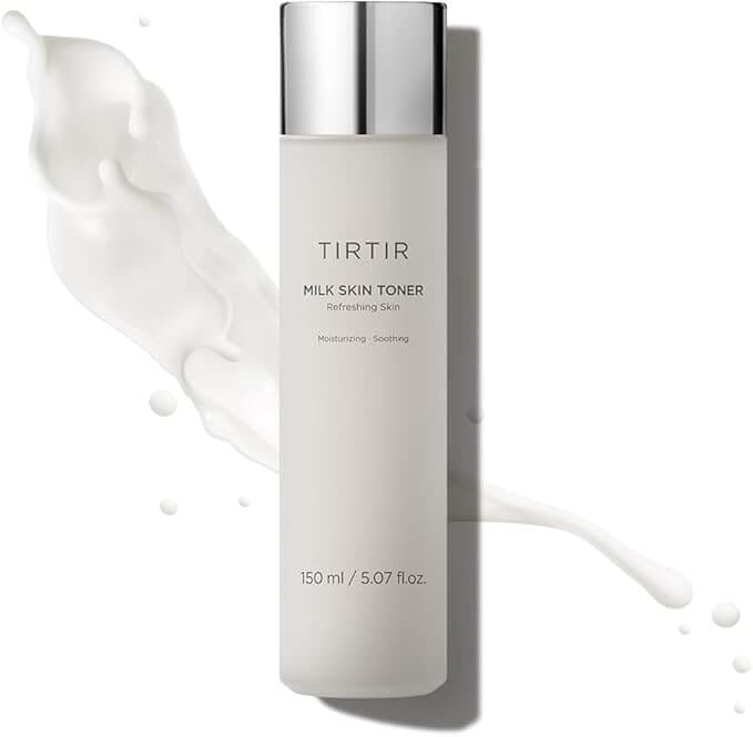 TIRTIR Milk Skin Rice Toner for deep hydration and glow.