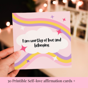 Self-Love Affirmation Cards