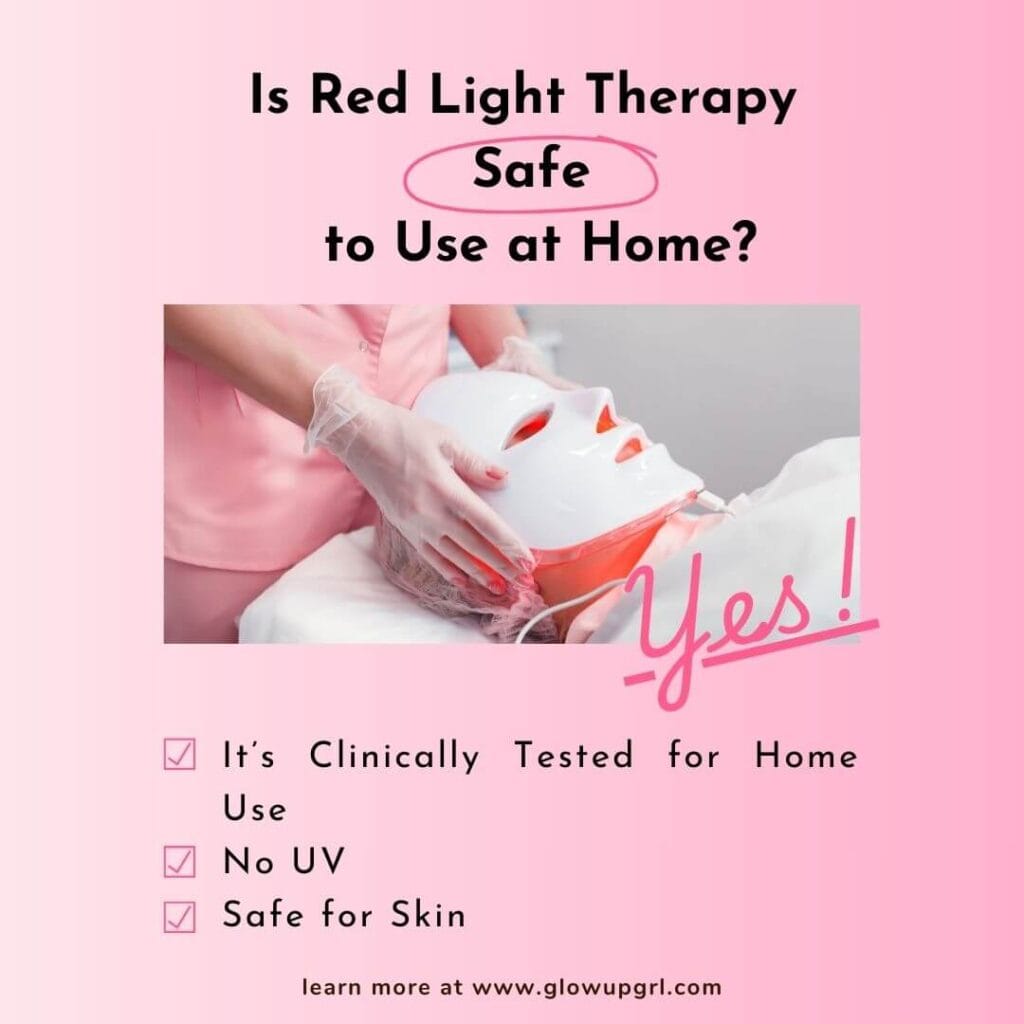 Is red light therapy safe to use at home? Yes! Learn why LED masks are clinically tested, UV-free, and skin-safe—perfect for your at-home beauty rituals.