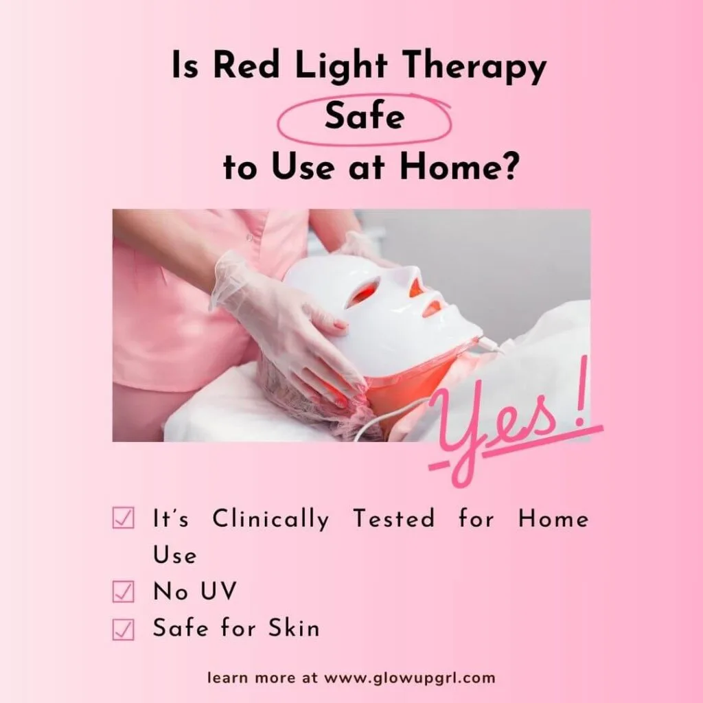 Is red light therapy safe to use at home? Yes! Learn why LED masks are clinically tested, UV-free, and skin-safe—perfect for your at-home beauty rituals.
