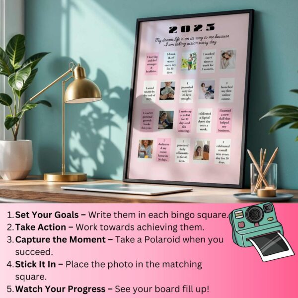 Instant Download Vision Board Bingo - Image 2