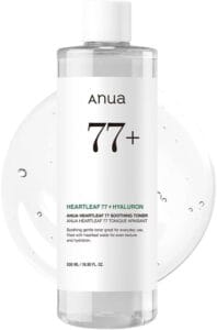 Anua Heartleaf 77 Soothing Toner – Calming & Balancing Toner for Sensitive, Acne-Prone Skin (500ml)