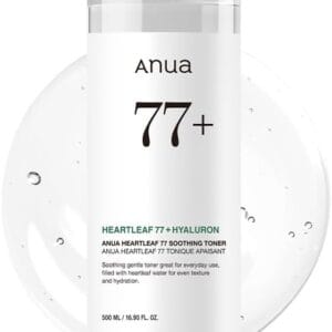 Anua Heartleaf 77 Soothing Toner – Calming & Balancing Toner for Sensitive, Acne-Prone Skin (500ml)