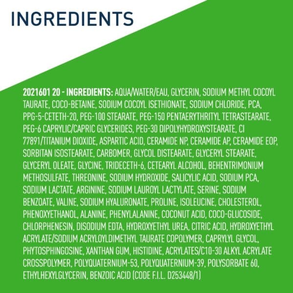 CeraVe Hydrating Cream-to-Foam Cleanser – Face Wash for Dry to Normal Skin with Hyaluronic Acid (19 oz) - Image 21