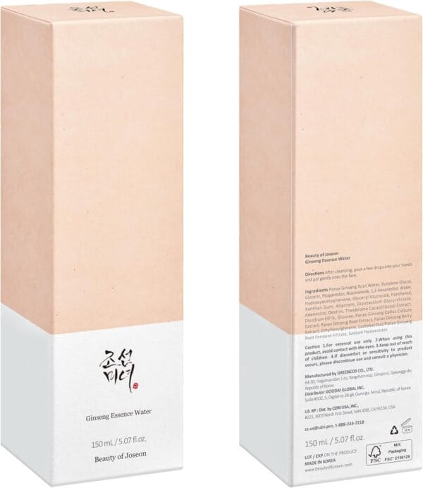Beauty of Joseon Ginseng Essence Water – Hydrating Korean Toner for Dull or Dry Skin (150ml) - Image 8